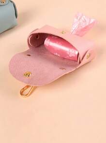 现货户外皮革马桶拾便器/便携式宠物便袋分配器/跨境多色狗屎袋/多色