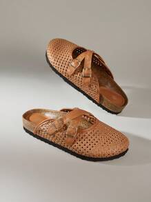 Solecia Casual Fashion Versatile Retro Breathable Women Flats