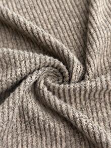 Elaquor Completo casual da donna taglie forti, composto da giacca a maniche lunghe monocolore, gilet con decorazione in metallo e pantaloni