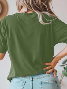 EMERY ROSE 大码万圣节 T 恤、大码街头图案 T 恤、休闲夏季上衣、度假风