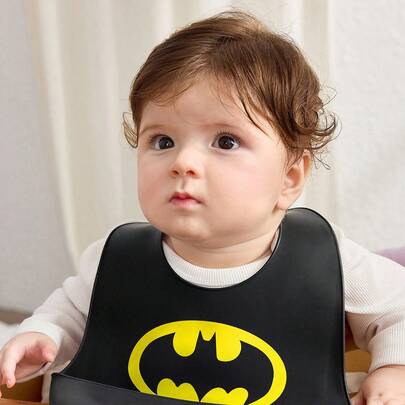 BATMAN X Cozy Pixies Babero con diseño de murciélago bebé lindo para uso diario