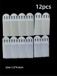 无需钻孔的无痕挂画夹 - 双面可拆卸墙钩，用于相框和艺术品，无损粘合剂，防水安装胶带，重型挂画套件，粘性墙钩，用于相框 - 无损，防水，易于安装和拆卸，非常适合家居装饰，浴室搁板，衣架，挂钩，墙画，白色挂钩，黑色，粘性墙钩，钱包挂钩，墙钩，门挂钩 - 白色 - 查看 9