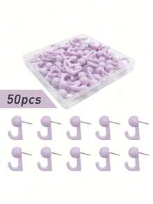 20/50 Count Push Pins, Thumb Tacks,Suitable For Cork Board,Wall Hanging, Bulletin Board, Christmas Decoration - Multicolor - View 30