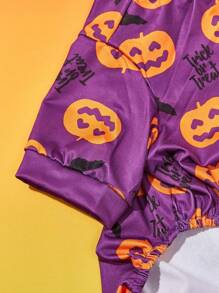 PETSIN 万圣节紫色南瓜和蝙蝠宠物 - 紫色 - 查看 8