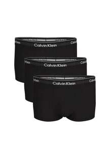 Calvin Klein 3 Pack Boxers - 黑色 - 查看 1