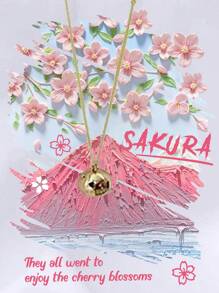 SHEIN 女式常规休闲印花短袖圆领T恤 - 白色 - 查看 6