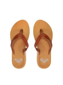 Roxy Beach Flip Women's Flip-Flops ARJL101146 - Orange - Visa 3