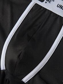 SHEIN 6pcs/Pack Men's Letter Print Contrast Trim Boxer Briefs Multipack Underwear - Multicolor - View 9