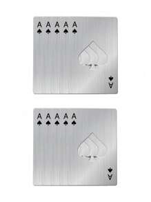 10pcs Of Creative Personalized Beer Bottle Openers In Any Two Color Combinations, Stylish Card Design, Portable, Exquisite And Durable, Suitable For Various Occasions,Great Holiday Gift