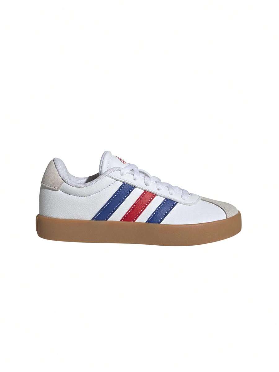 Adidas VL 法院 3.0 K - 雲白/皇家藍/更佳猩紅 - 查看 1
