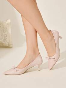 CUCCOO CHICEST Women's Fashionable And Elegant High Heel Pumps - Apricot - View 1