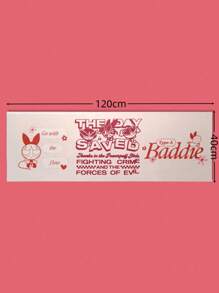 THE POWERPUFF GIRLS X SHEIN Diatomite Bath Mat Cartoon Non-Slip Bathroom Rug, Quick-Dry Absorbent Mat - Multicolor - View 4