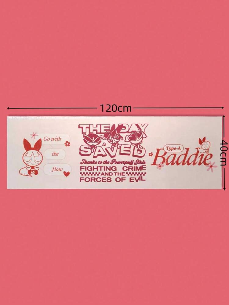 THE POWERPUFF GIRLS X SHEIN Alfombra de baño de diatomita con diseño de dibujos animados, antideslizante y de secado rápido - Multicolor - Añade 4