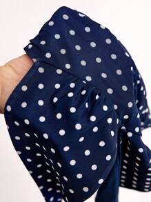 SHEIN BAE Top informal de mujer ajustado con escote halter, espalda descubierta y estampado all-over