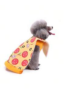 PETSIN Pet Halloween Pizza Costume Cosplay Special Outfit - Yellow - View 2