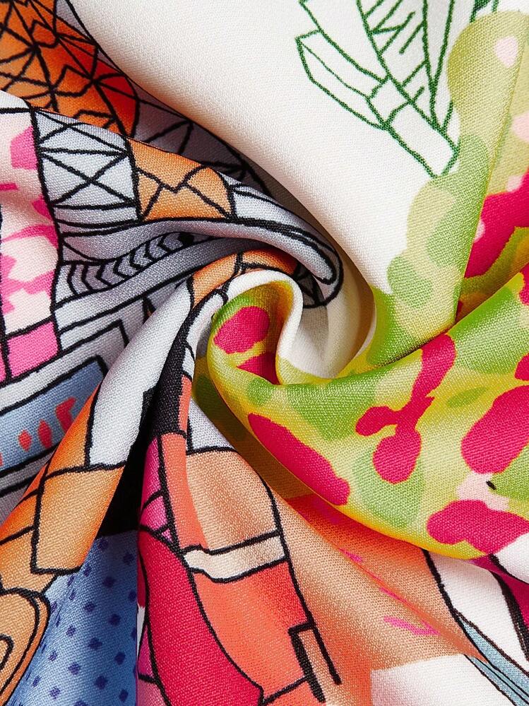 EMERY ROSE Váy thường ngày họa tiết kiến trúc cỡ lớn dành cho nữ - Nhiều màu - Xem 5