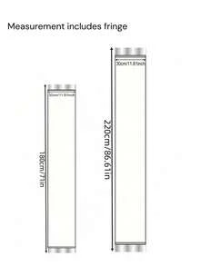 1 件波西米亚风格桌旗 Macrame 桌旗适用于家居装饰，带流苏的 Macrame 桌旗适用于波西米亚风格餐厅卧室装饰乡村新娘送礼会、农舍乡村风格桌旗、餐垫、感恩节圣诞节家居装饰（多种尺寸可选） - 黑米字 - 查看 6