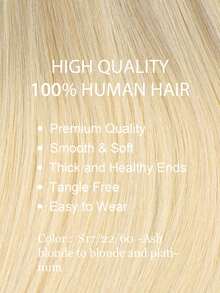 9AM Hair 20 件直发胶带 100% 真人发片接发 14-24 英寸 50 克/包 适用于沙龙 天然高品质真人发丝滑无缝隐形 PU 胶带接发 - S17/22/60 - 查看 2