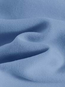 Cozy Pixies Felpa con cappuccio per neonato maschio con motivo a lettere e colore a contrasto