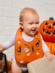Cozy Pixies 1-Piece Baby Bib Halloween Model, Washable And Easy To Clean (One Of The Three Will Be Shipped Randomly) - Multicolor - View 7