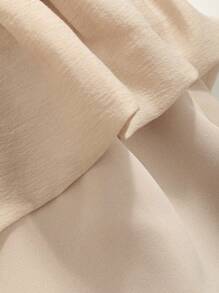 FRIFUL Cute Straight Skirt Women Skirt - Apricot - View 5