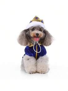 PETSIN 万圣节COS王宠专用服饰 - 藍色 - 查看 3