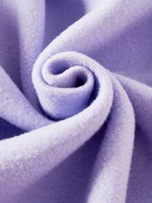 两件套少女秋冬保暖撞色连帽外套和运动裤套装，休闲百搭日常拉链套装 - 紫色 - 查看 6