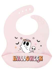 Cozy Pixies 1-Piece Baby Bib Halloween Model, Washable And Easy To Clean (One Of The Three Will Be Shipped Randomly) - Multicolor - View 10