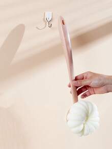 SHEIN Long Handle Double-Sided Bath Brush 1pc