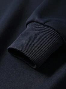 JNSQ Hanorac cu croială lejeră pentru băieți preadolescenti, hanorac cu imprimeu amuzant pe spate, potrivit pentru purtare zilnică de toamnă/iarnă, activități în aer liber, vacanță, streetwear, petrecere și casual - Albastru - Vizualizare 8