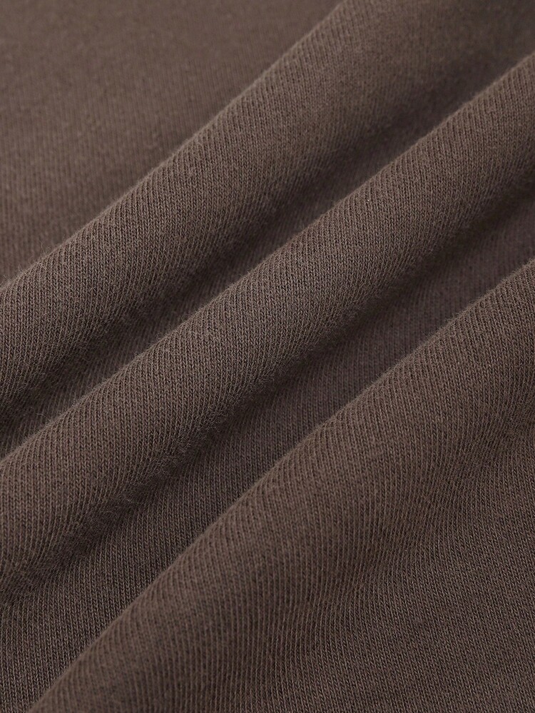 Manfinity Men's Casual Street Style Hooded Pullover Sweatshirt - Grey - View 6