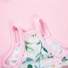 Conjunto de traje de baño para perro, ropa para perro, falda y traje de baño con estampado de leopardo rosa, bikini de verano transpirable y con estilo, accesorios de fotografía para mascotas, suministros para mascotas, adecuado para perros y gatos para nadar