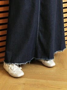 K-Vae Women's Fall Casual Long Blue Denim Skirt,Puerto Rico Clothes,Office Women Outfits,Valentines Women Clothes,Jeans Skirt,Cowgirl Women Outfits,Renaissance Skirt,Work Skirt