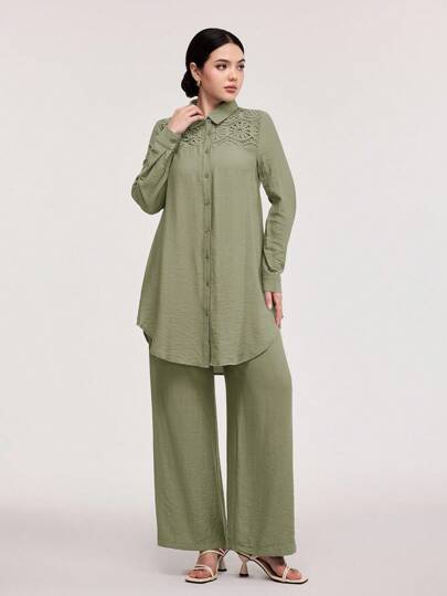 Veilorie Tvådelade kläder för kvinnor för dagligt bruk