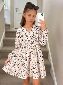 Vestido francês casual estilo bolo, estilo francês, com decote em V, manga longa, estilo francês, estilo francês, outono e inverno, novidade, para meninas, uso diário, escola, outono e inverno, combinação de camisa branca, temporada de volta às aulas. Estilo universitário, para o Natal, roupas de inverno para meninas, roupas de Natal, roupas de festa, uso diário para a escola, roupas de aniversário, roupas de princesa, mãe, filha e irmãs combinando, para o Halloween.