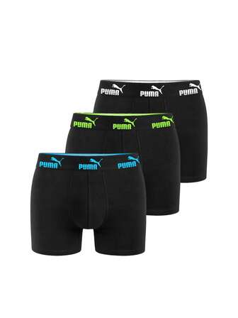Puma Lot de 3 boxers pour hommes