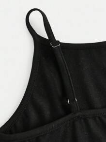 Girlism 2pcs/Set Teen Girls Grey Sweatshirt With Letter Slogan Print & Skinny Jumpsuit, Casual Athleisure Outfit, Back To School Set - Grey - View 9