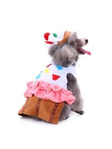 PETSIN Pet Halloween Costume - Cake Shaped Special Outfit - White - View 2