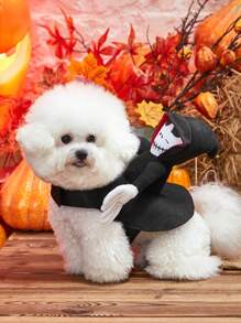 Disfraz de Segador Siniestro para mascotas en Halloween - Negro - Ver 6