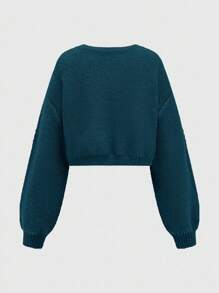 ROMWE Hippie Women's Mysterious Date Witch Style Sun & Moon Embroidery Cardigan Sweater