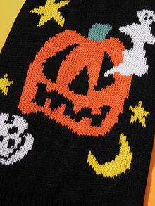 PETSIN 1pc Halloween Black Funny Cute Ghost Face Cat Dog Comfortable Sweater