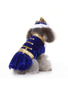 PETSIN 万圣节COS王宠专用服饰 - 藍色 - 查看 2