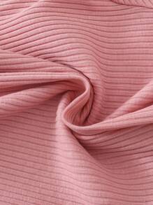 SHEIN 万圣节心形印花女婴上衣，多件装双面变色长袖衬衫，可爱时尚，防紫外线面料，秋季 - 彩色 - 查看 6