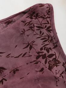 Sweetra New Autumn Mesh Flocked Retro Bowknot Design Y2K Sexy Camisole For Women, Daily Wear