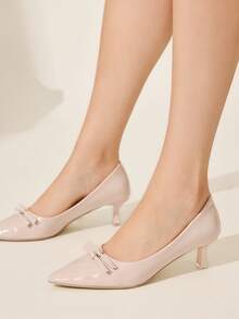CUCCOO CHICEST Women's Fashionable And Elegant High Heel Pumps - Apricot - View 7