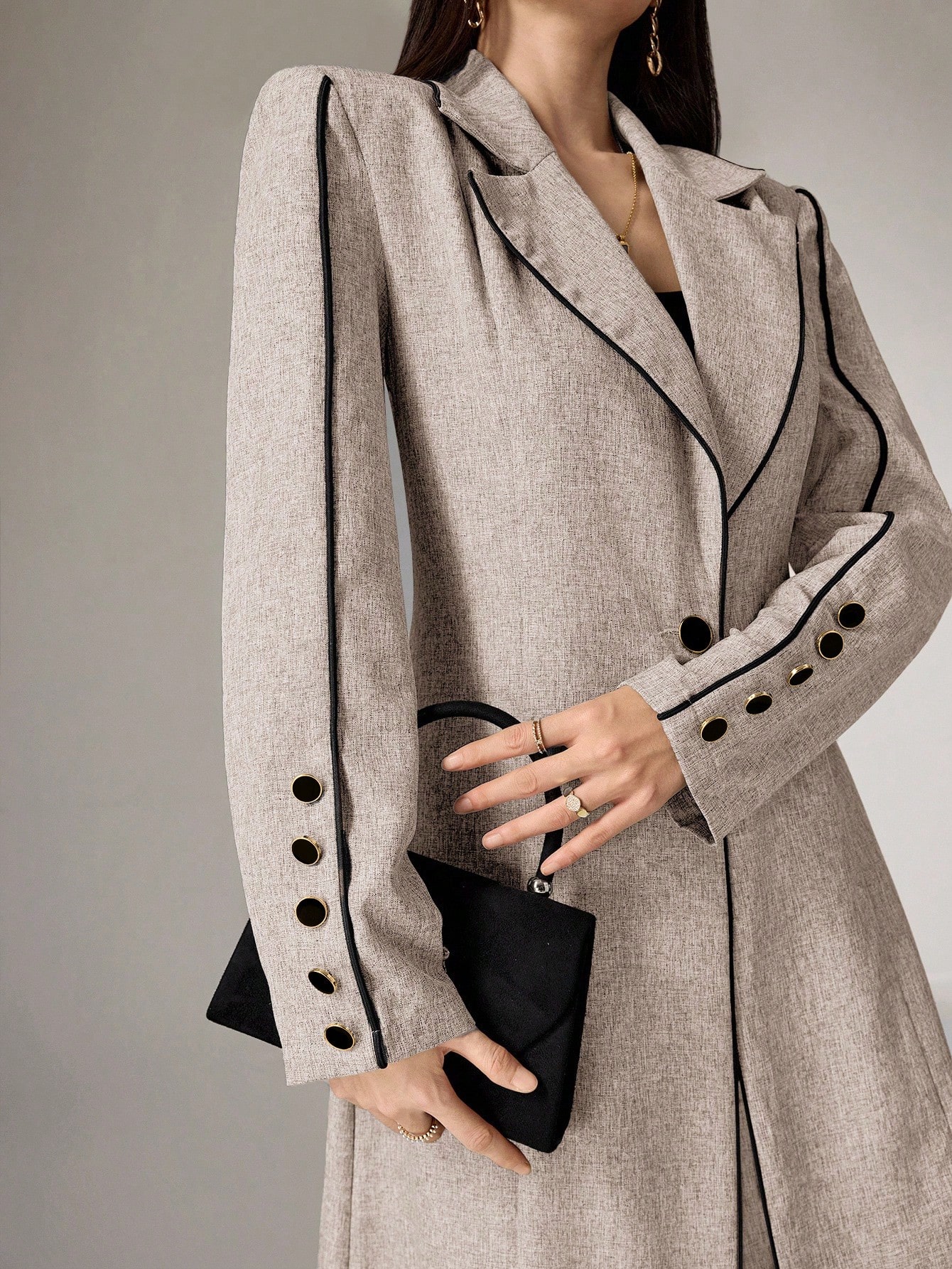 Heiryn مجموعة عباية نسائية طويلة الأكمام ذات ألوان...