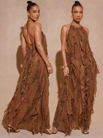 Hauture 女士连衣裙无袖简约时尚日常休闲