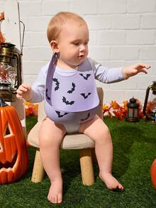 Cozy Pixies 1-Piece Baby Bib Halloween Model, Washable And Easy To Clean (One Of The Three Will Be Shipped Randomly) - Multicolor - View 8