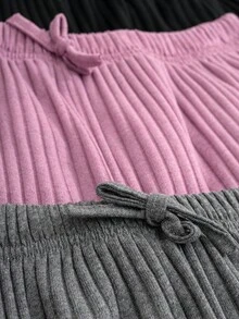 RueChic PLUS Conjunto de 3 piezas de prendas de dormir multicolor para mujer