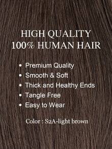 20PCS Straight Tape In 100% Human Hair Extensions 14-24inches 50G/Pack For Salon Natural High Quality Real Remy Human Hair Silky Seamless Invisible PU Tape In Hair Extensions Winter Christmas Halloween Costumes Autumn Outfits Women Fall Outfits - S2A - View 2
